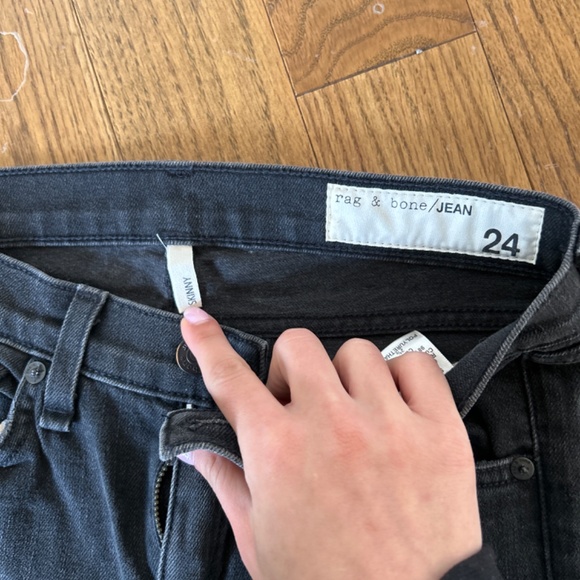 Black Patched Skinny Jeans - Picture 2 of 3